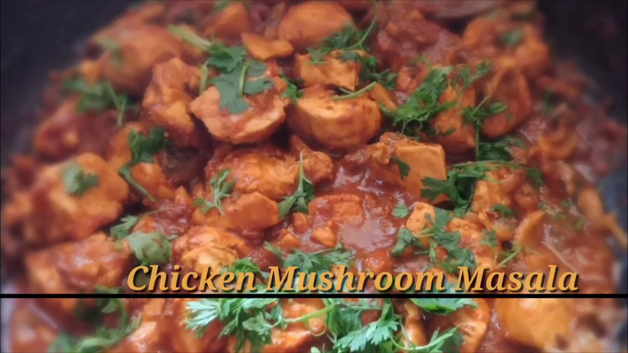 Chicken Mushroom Masala | How to make Chicken Mushroom Masala Recipe in Hindi - Daddy's Kitchen