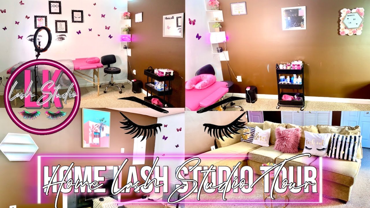 HOME LASH STUDIO TOUR |Lilian K