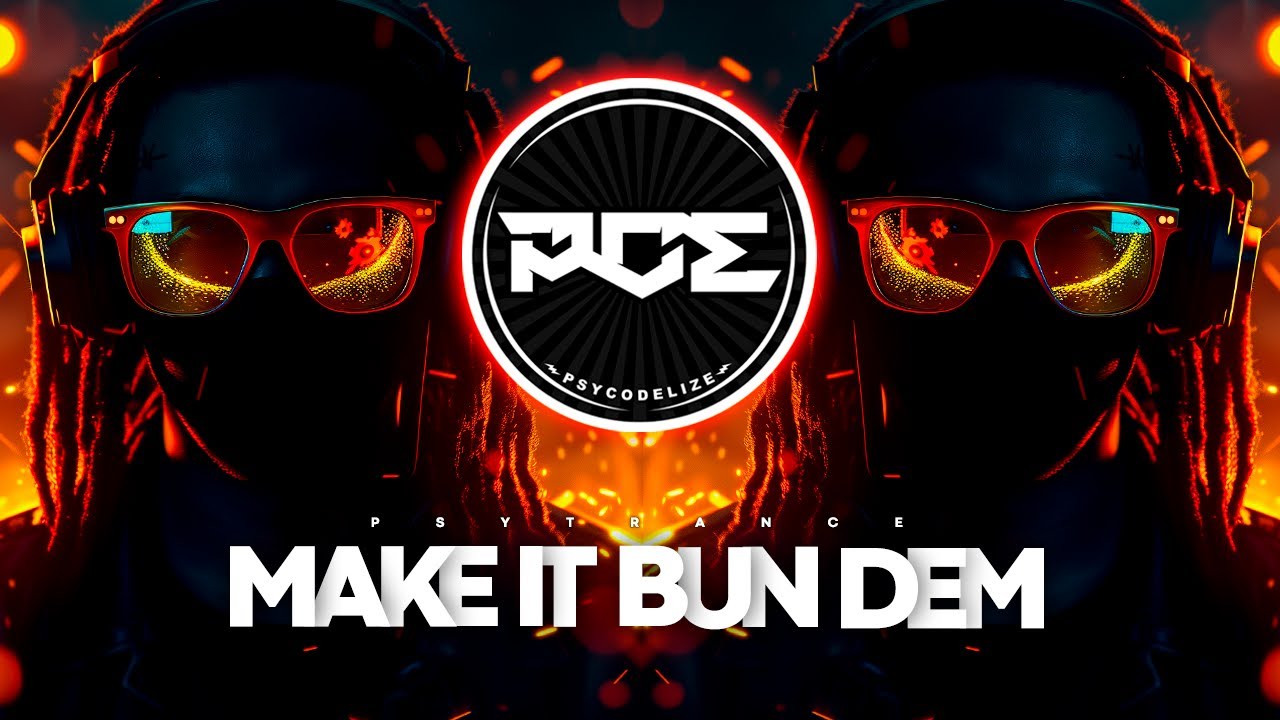 PSYTRANCE ● Skrillex & Damian - Make It Bun Dem (InterVoid Remix) Jr. Gong, Marley