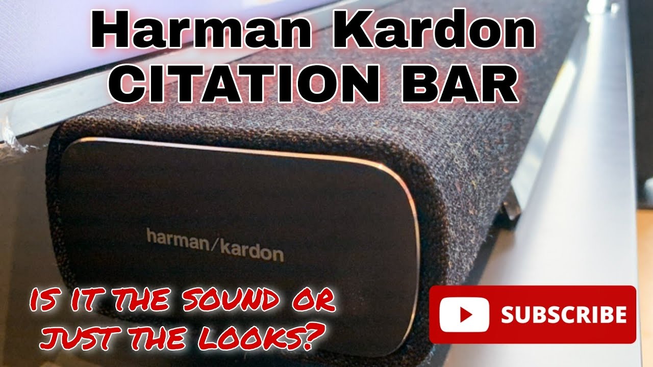 Harman Kardon Citation Bar sound test ( & a deep look)