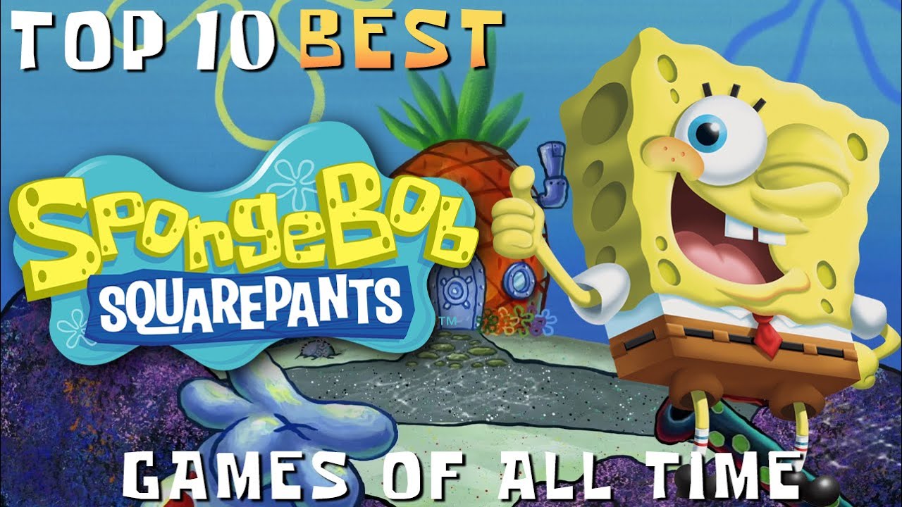 Top 10: BEST SpongeBob SquarePants Games! 🧽