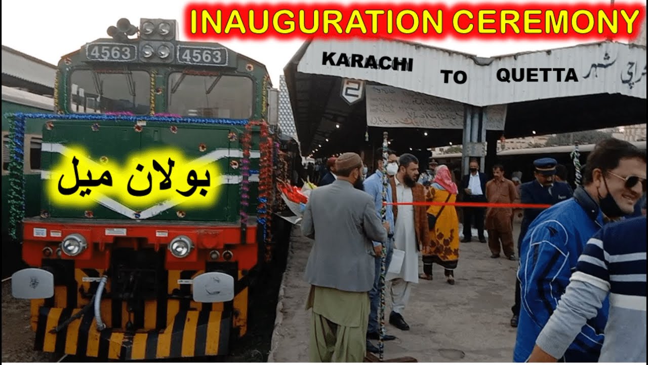 Bolan Mail Train Between KARACHI & QUETTA Again Started After 2 Years - Inauguration From Karachi
