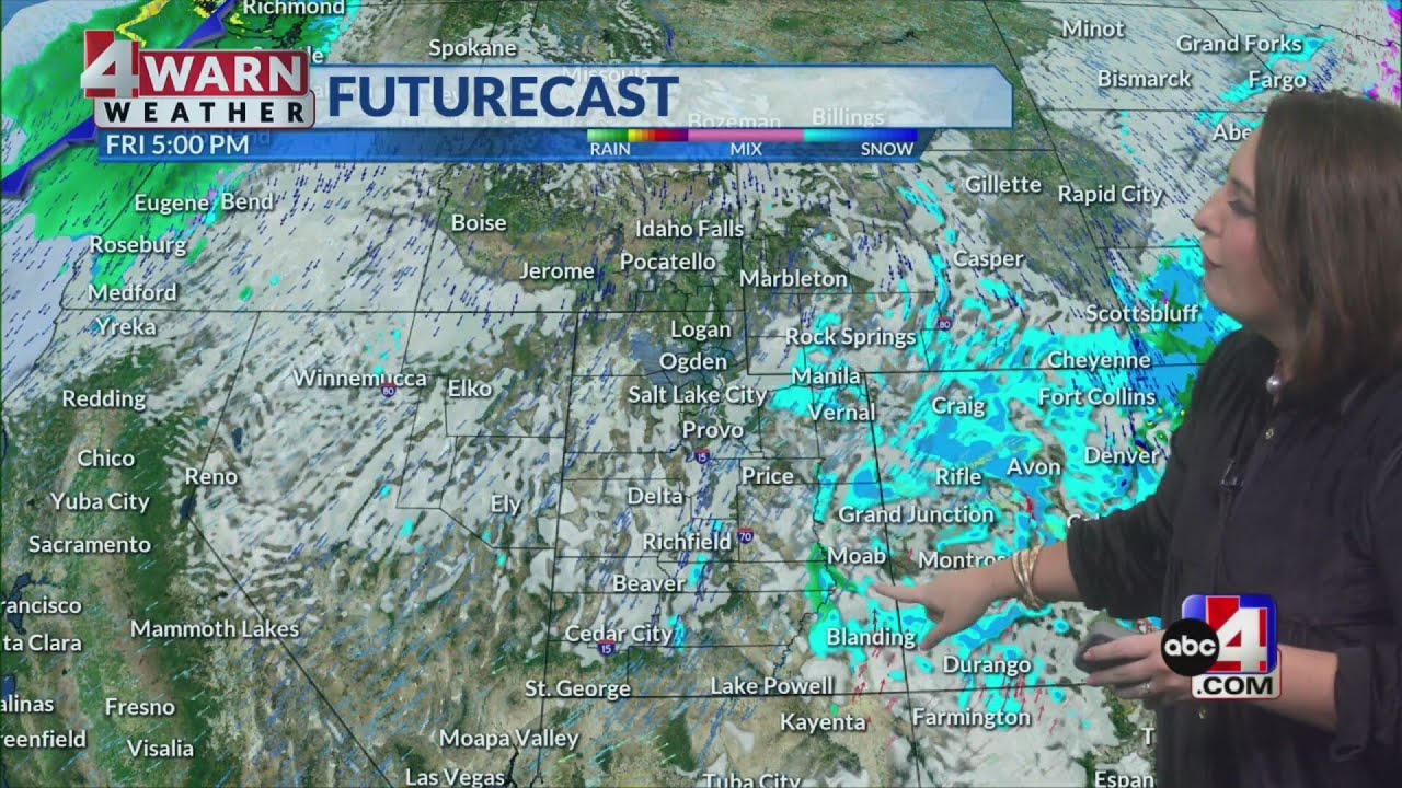 Wet weather continues along the Wasatch Front