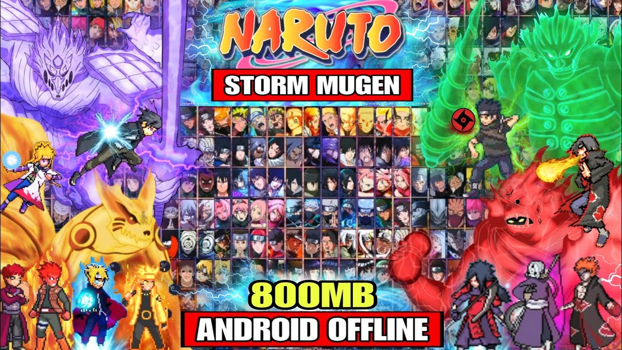 NEW!! NARUTO X BORUTO STORM MUGEN LITE ANDROID (BEST CHARACTERS) Anime War  Mugen Android