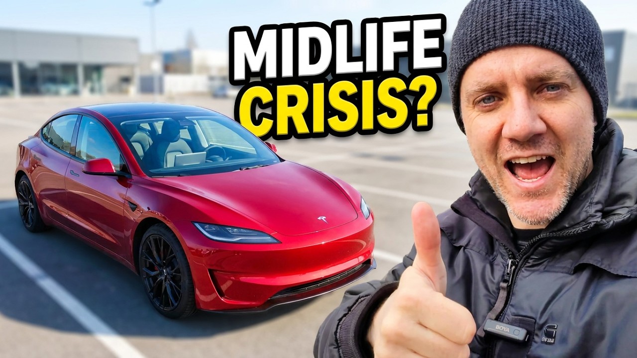 Tesla Model 3 Performance — ваш лучший автомобиль для преодоления кризиса среднего возраста.
