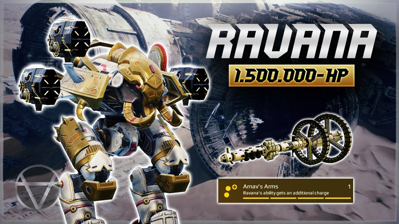 [WR] 🔥 1,500,000 HP Ravana w/ Roulette – Mk3 Gameplay | War Robots