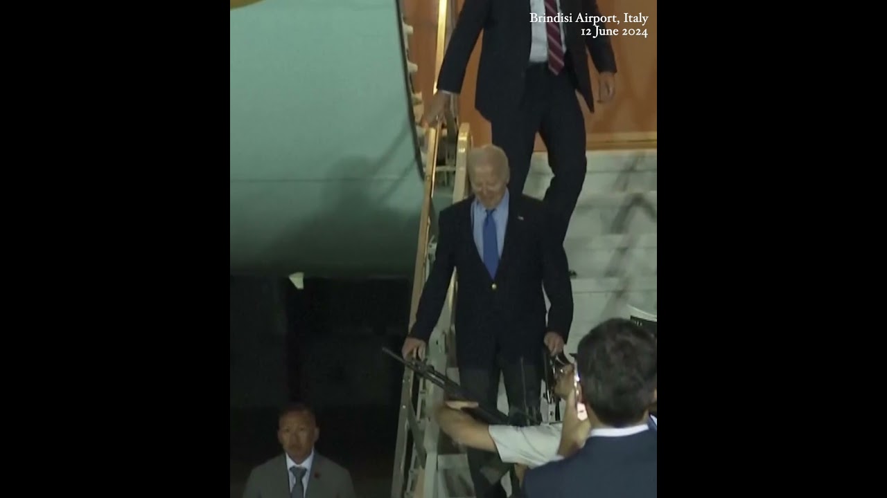 Biden arrives in Italy for G7