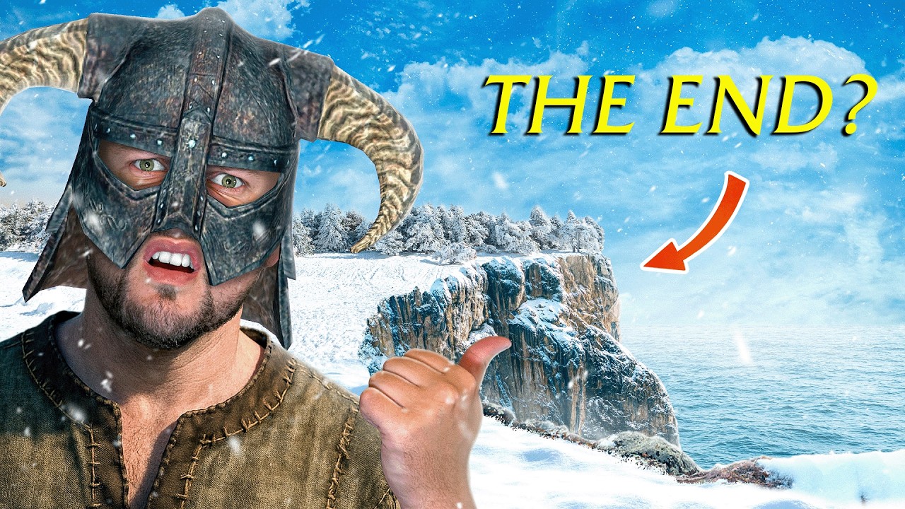 First Time Skyrim Player Travels to the Furthest Points Possible