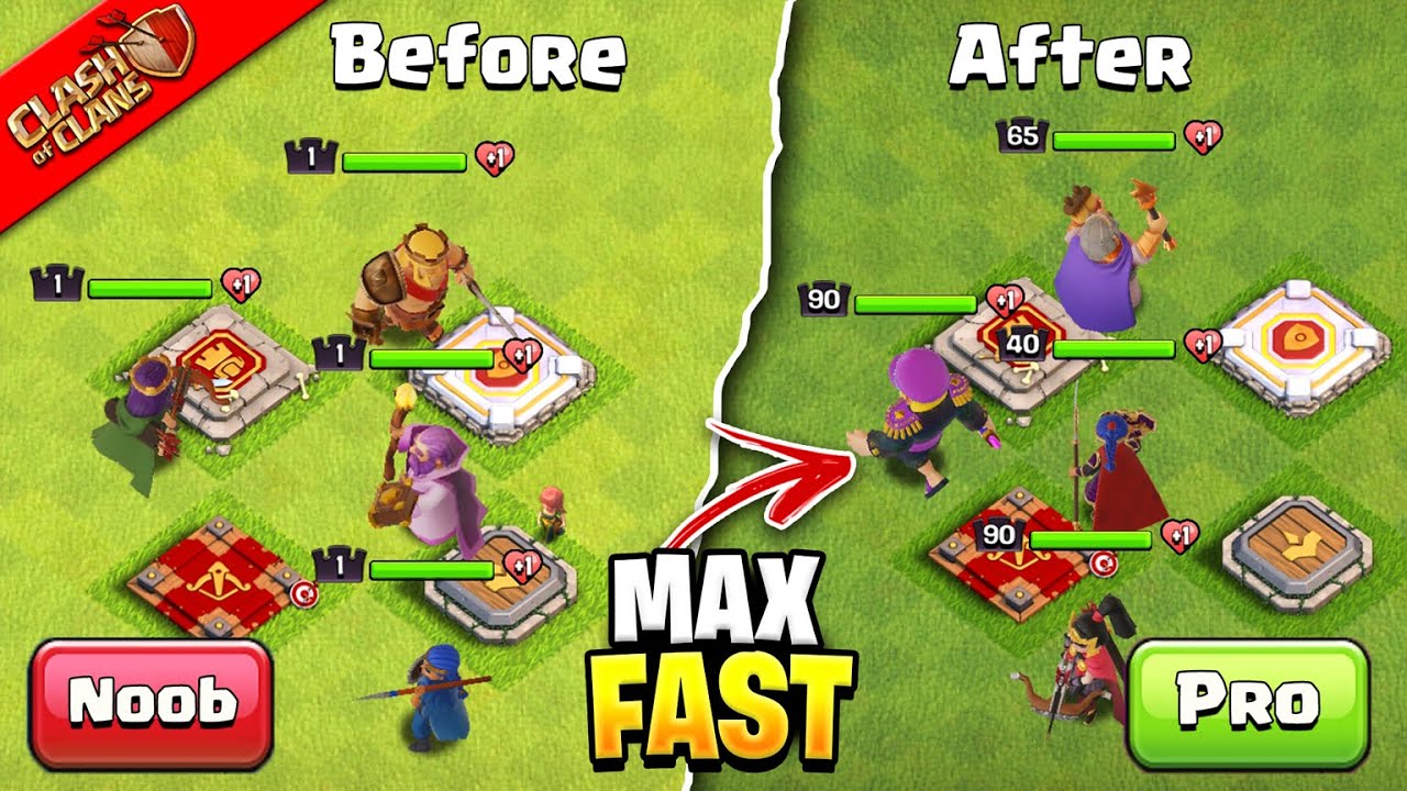 Секреты быстрого улучшения героев в Clash of Clans | Советы и рекомендации по быстрому увеличению...