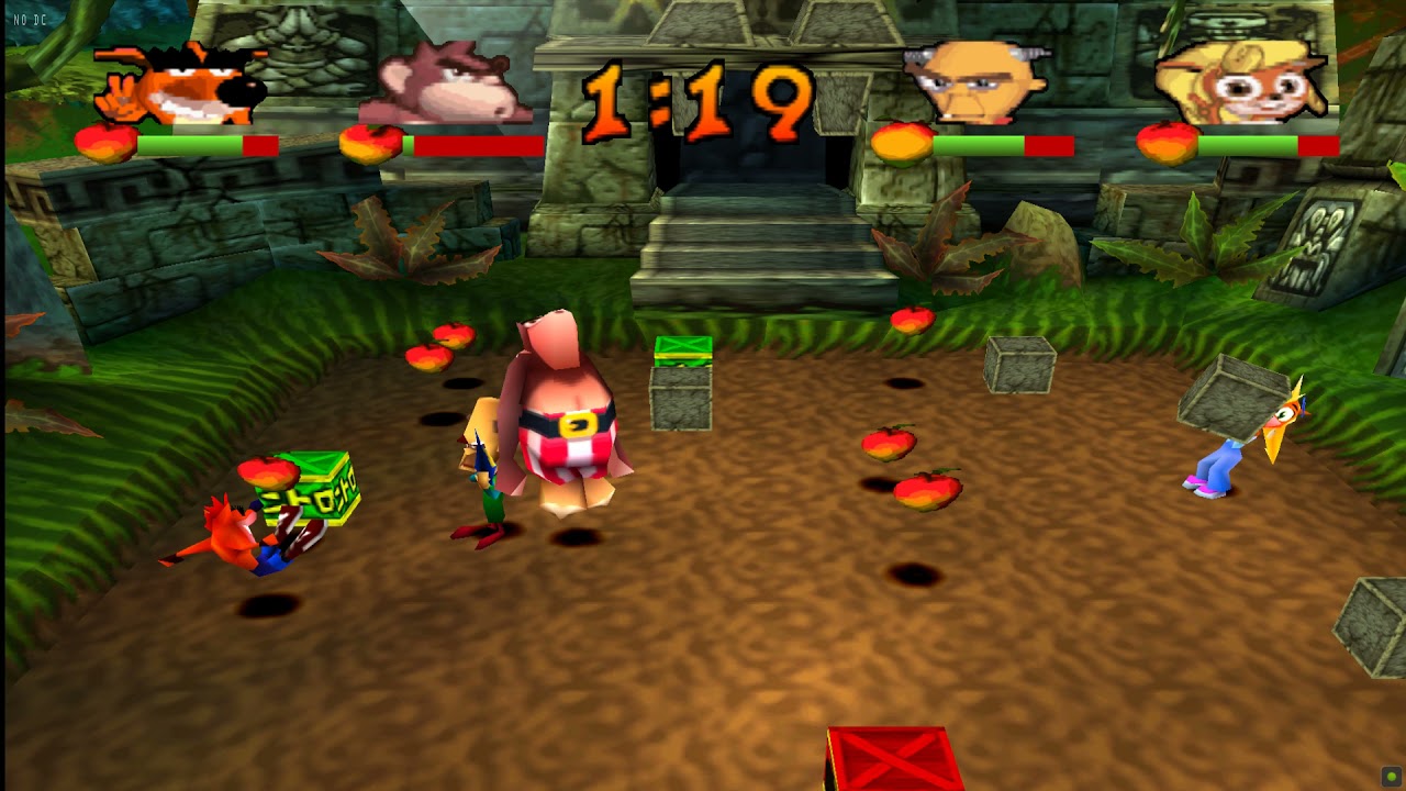 Crash Bandicoot Carnival (Crash Bash) - NTSC-J - Japanese Version - Fake Crash - Jungle Bash