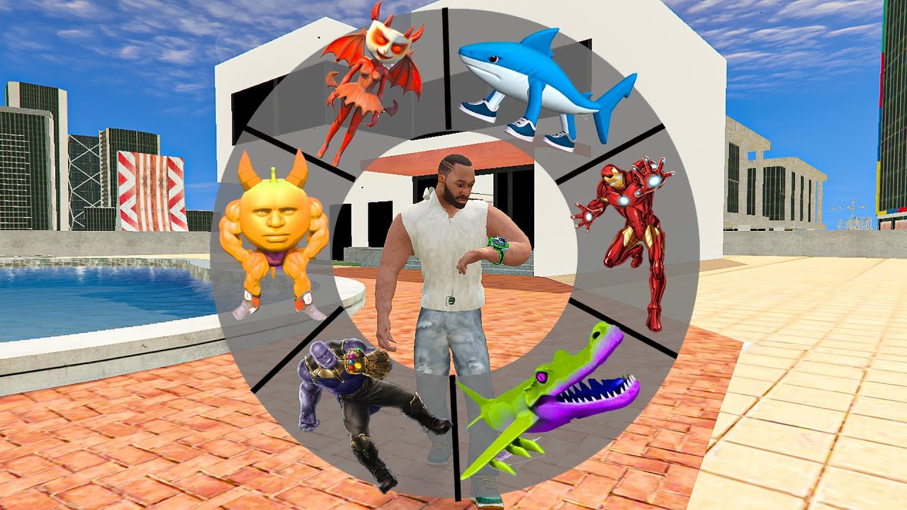 Playing As A Every BRAINROT SUPERHERO In INDIAN BIKE DRIVING 3D