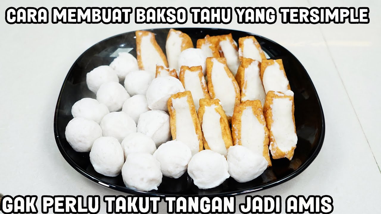 Cara Membuat Bakso Tahu Ikan Tenggiri  Yang Tersimple Gak Perlu takut Tangan Jadi Bau Amis