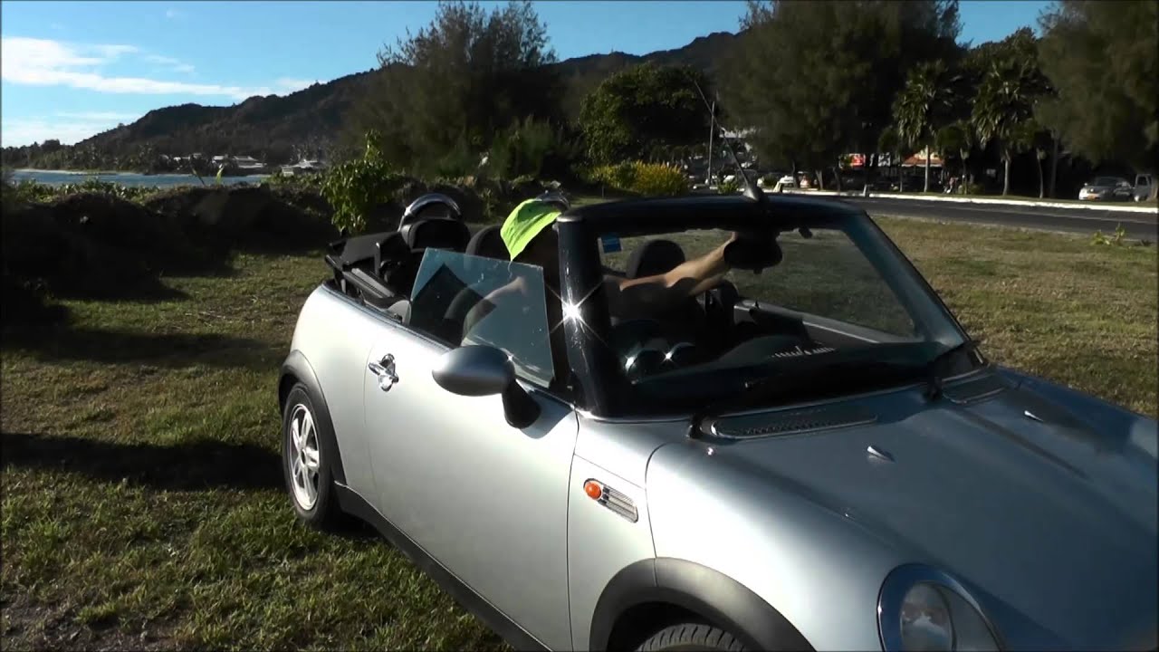Mini Cooper Rental Car Demo - Go Topless!!