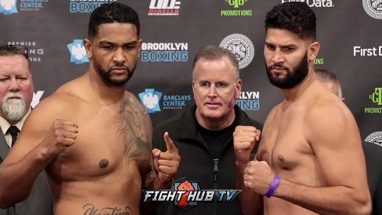 DOMINIC BREAZEALE VS. CARLOS NEGRON - FULL WEIGH IN AND FACE OFF VIDEO