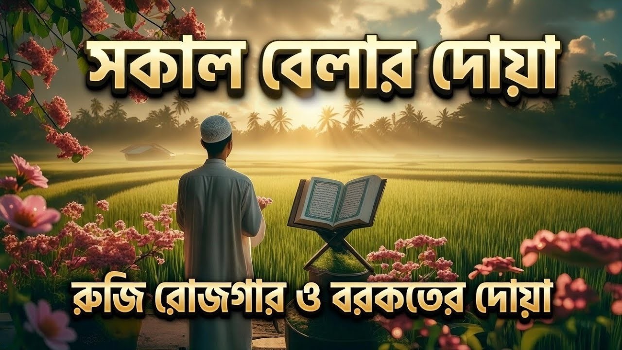 সকালটা শুরু হোক হৃদয় শীতল করা বরকতময় আয়াত দিয়ে। সকালের দোয়া ও জিকির । Morning Dua