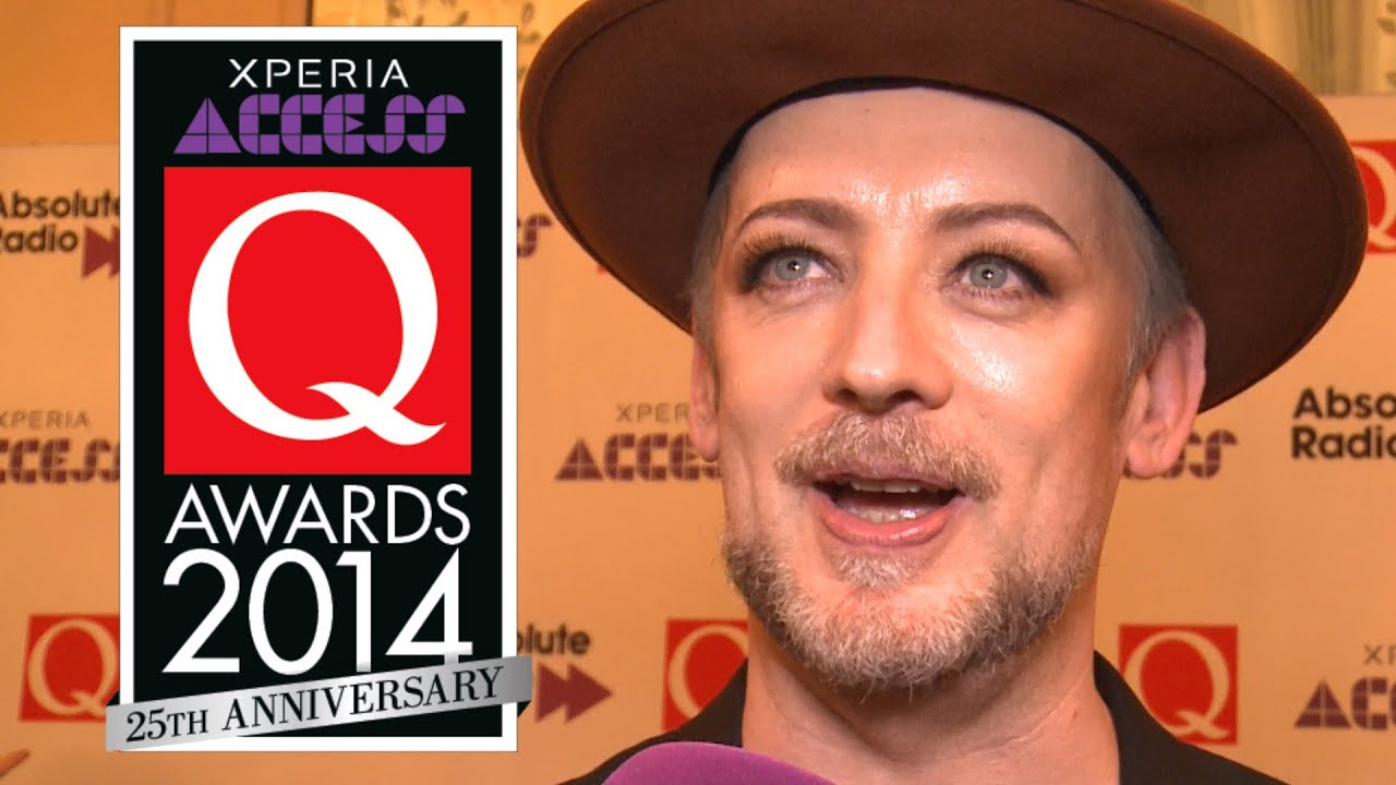 Boy George on the Q Awards red carpet