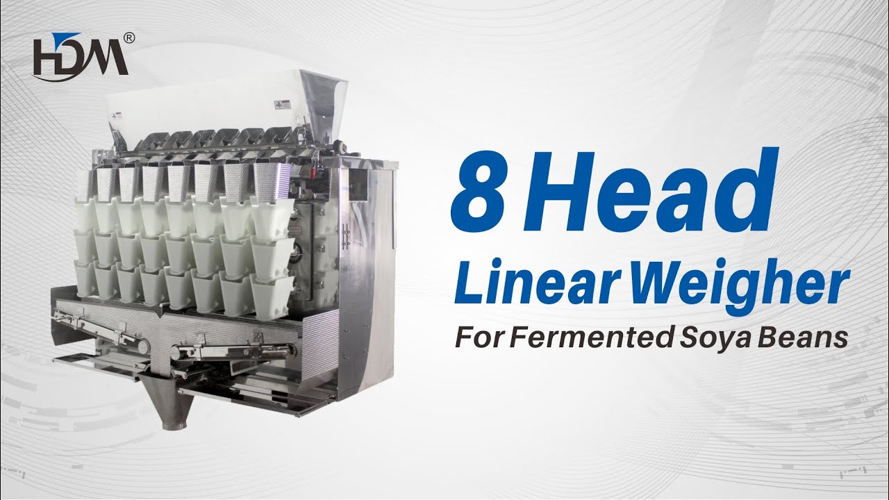 Multihead Weigher with Screw Feeder for Sticky Product: Fermented Soya Bean