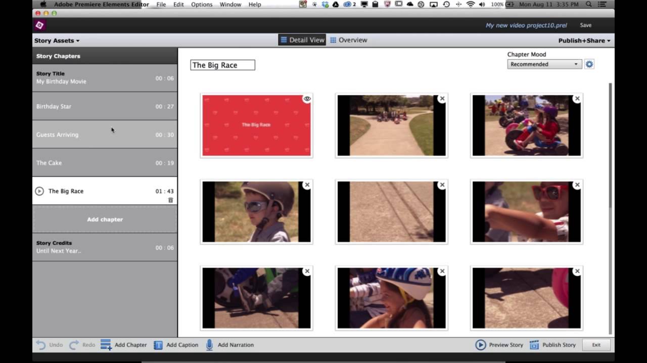 Easily Tell Your Life Stories Using Video with Premiere Elements 13