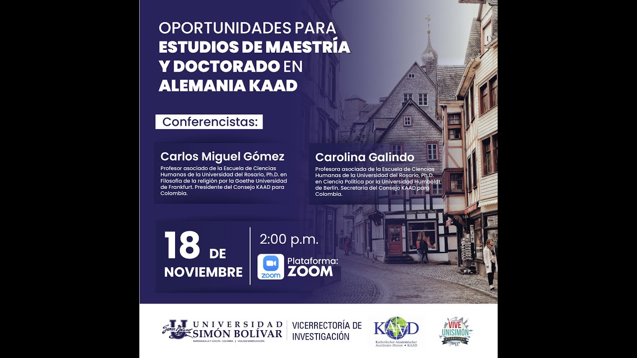 Oportunidades para estudio de Maestría y doctorado en Alemania KAAD