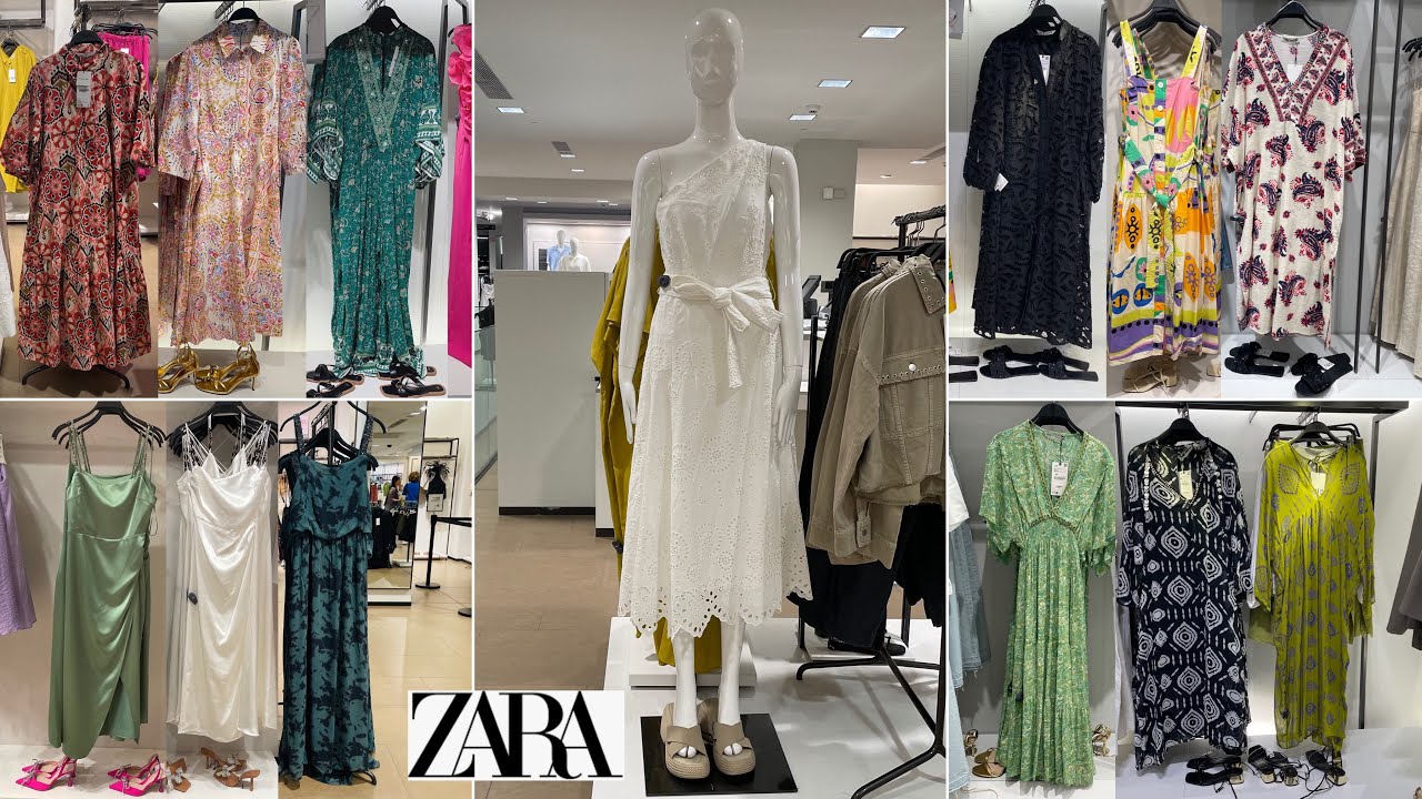 ZARA WOMEN’S DRESSES NEW COLLECTION / JUNE 2023