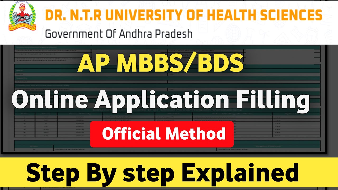 Andhra Pradesh MBBS BDS Registration Step by Step Process || NEET 2024 Latest  News Today In Telugu