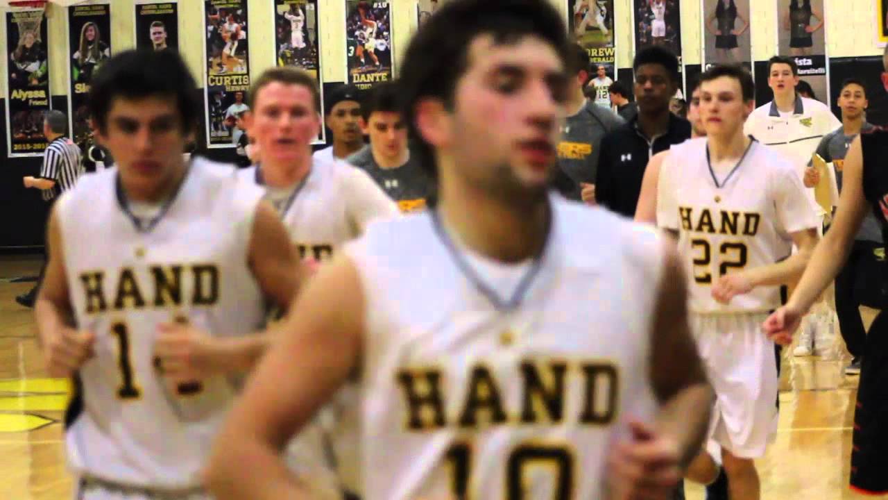 Hand Basketball Senior Night