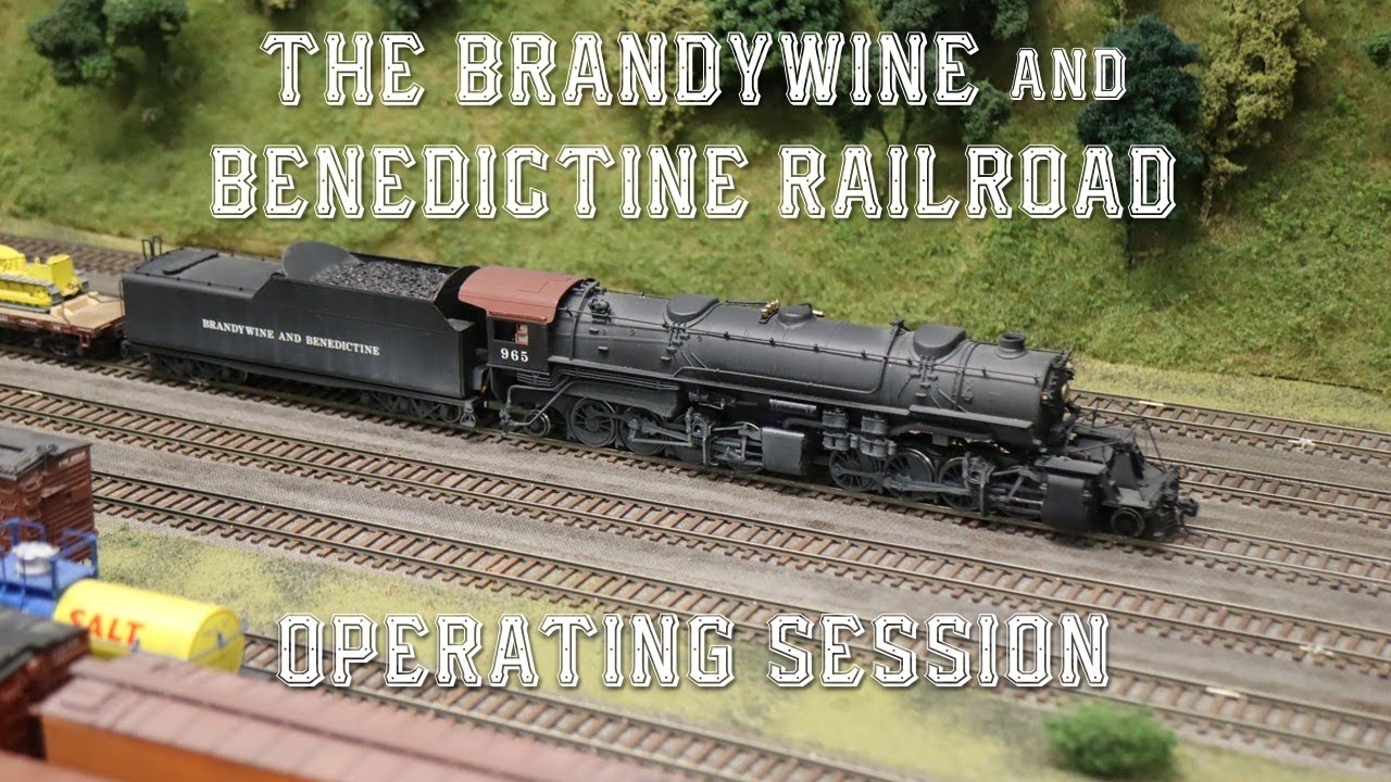 The HO Scale Brandywine & Benedictine Railroad | Operating Session | NMRA