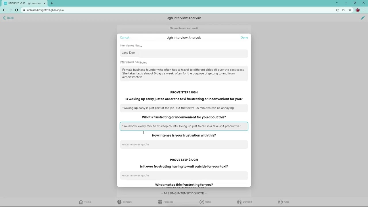 UNBIASED - How to Analyze Ugh Interviews