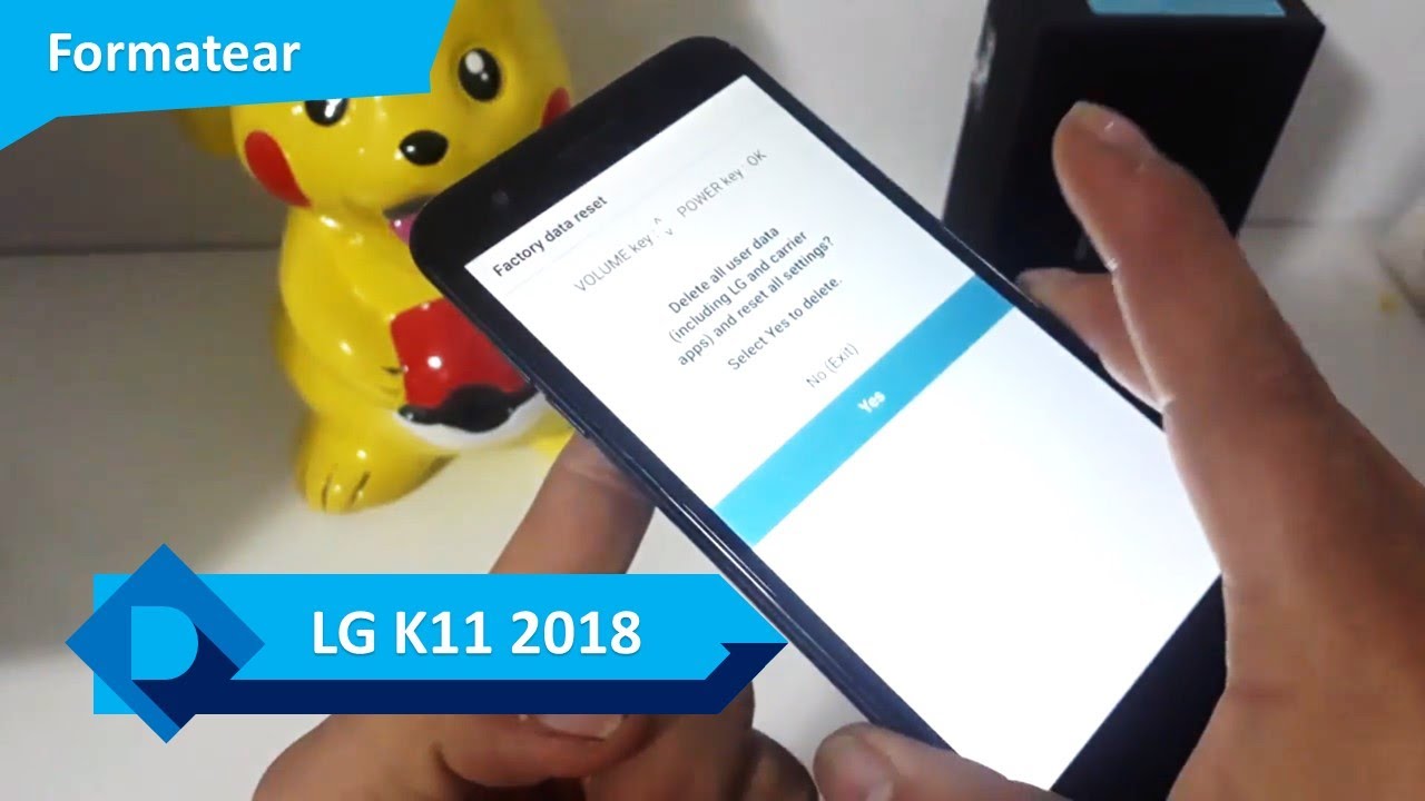 Formatear LG K11