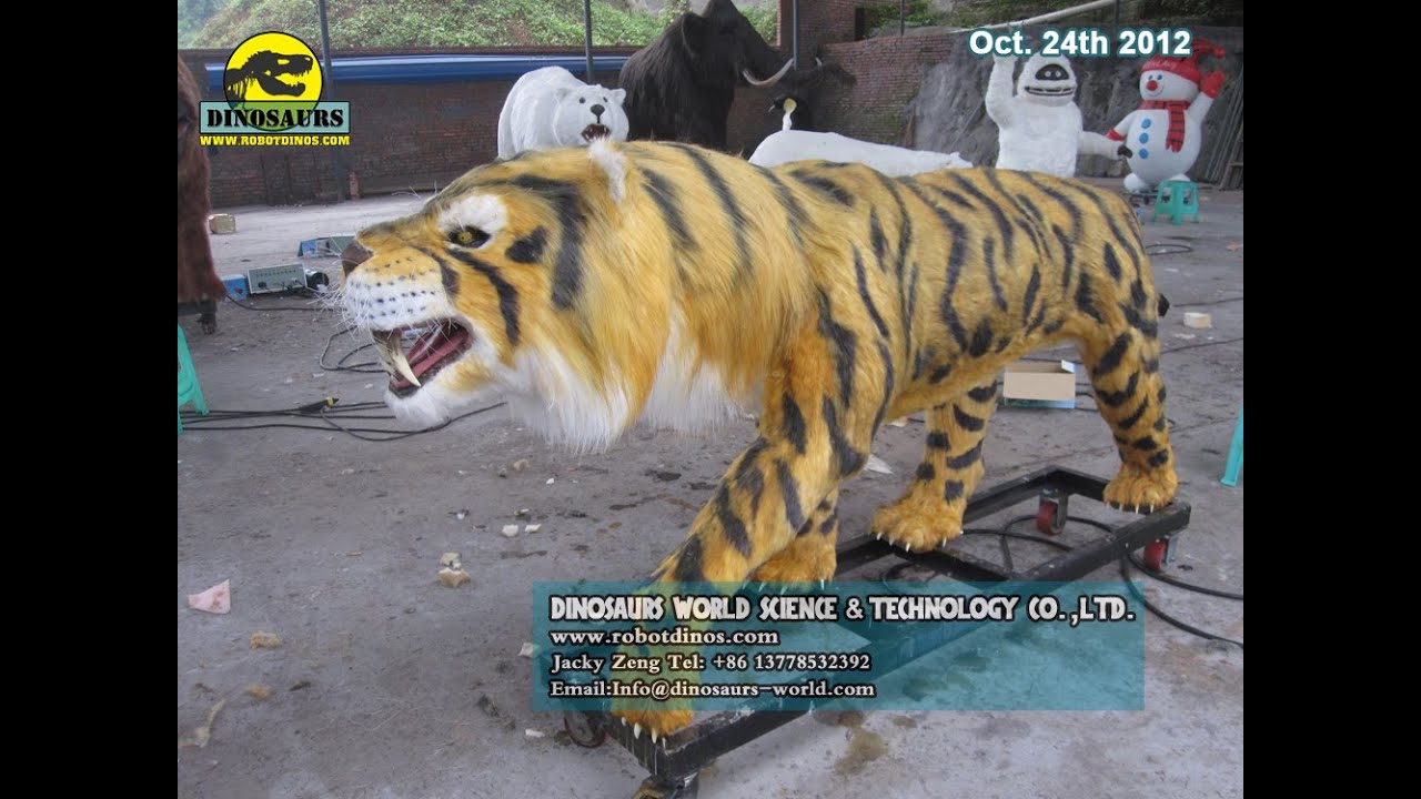 Animatronic Ice Age Animals Finished In Factory For Brazil Customer 2012-2013