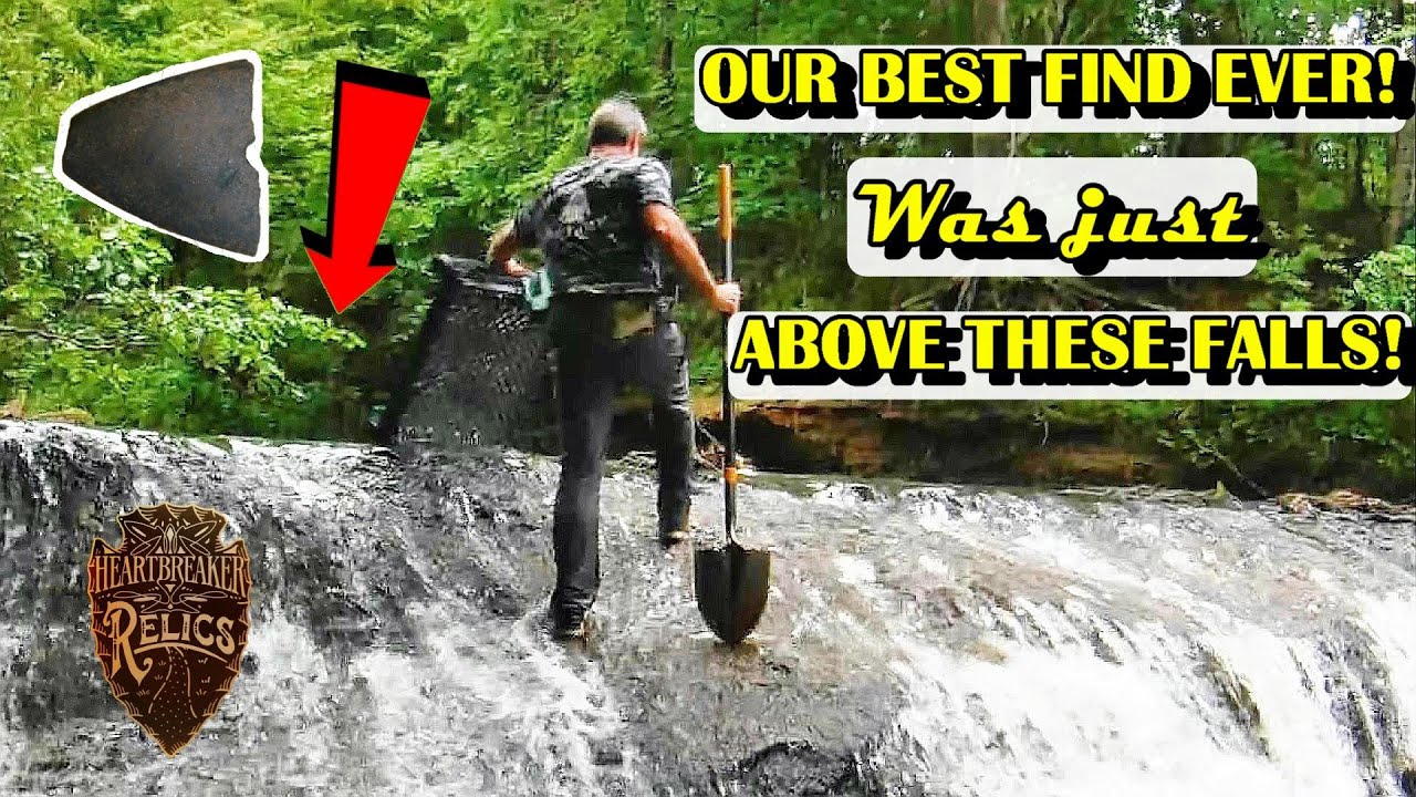 The Creek Bottom Above The Falls Was Littered With Native American Artifacts! - Arrowhead Hunting