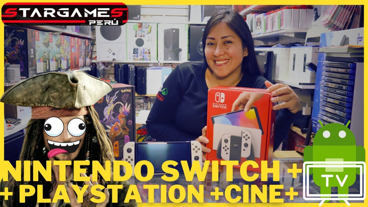 NINTENDO SWITCH +PLAYSTATION+ANDROID+TV+CINE+