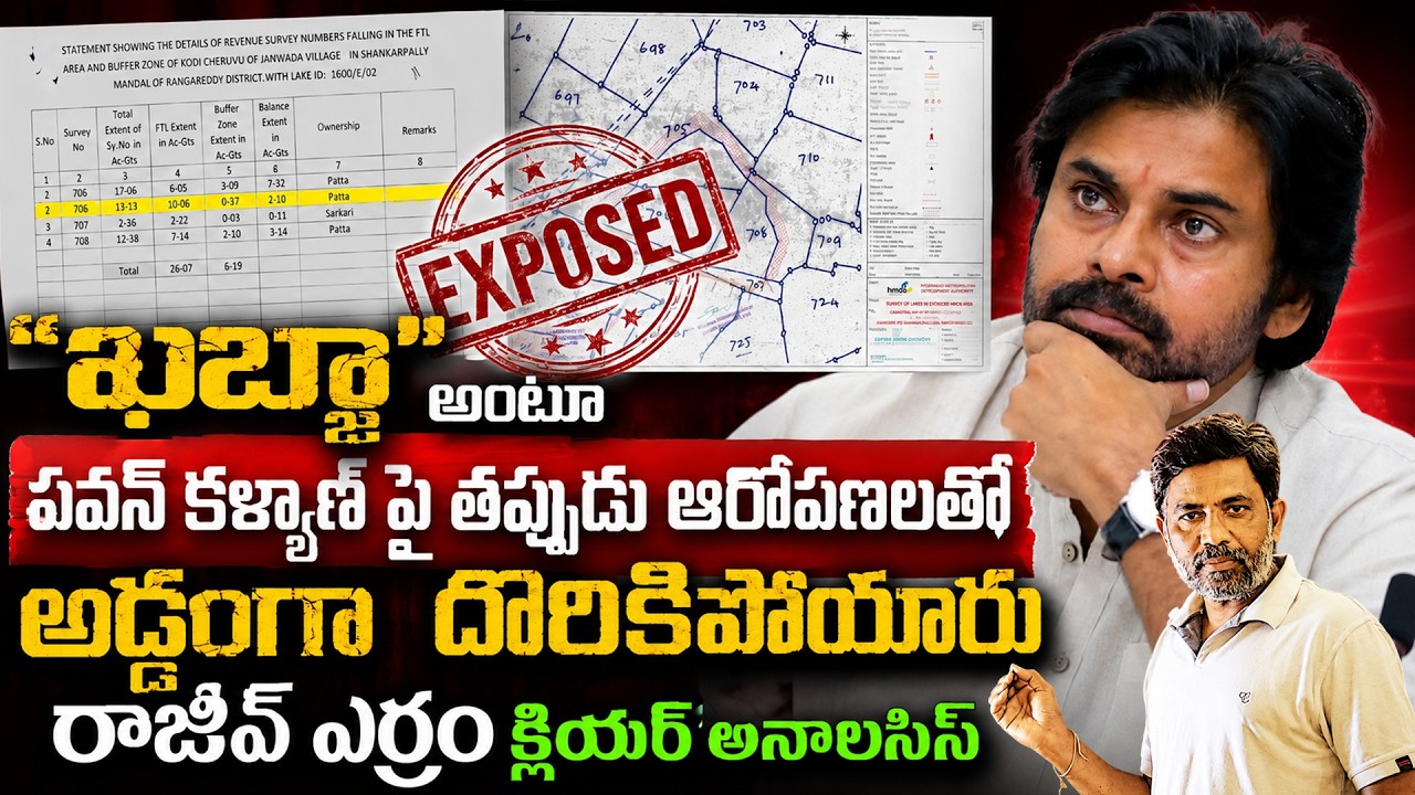 Allegations Against Pawan Kalyan Exposed | Rajeev Erram's Detailed Analysis | Charan tv