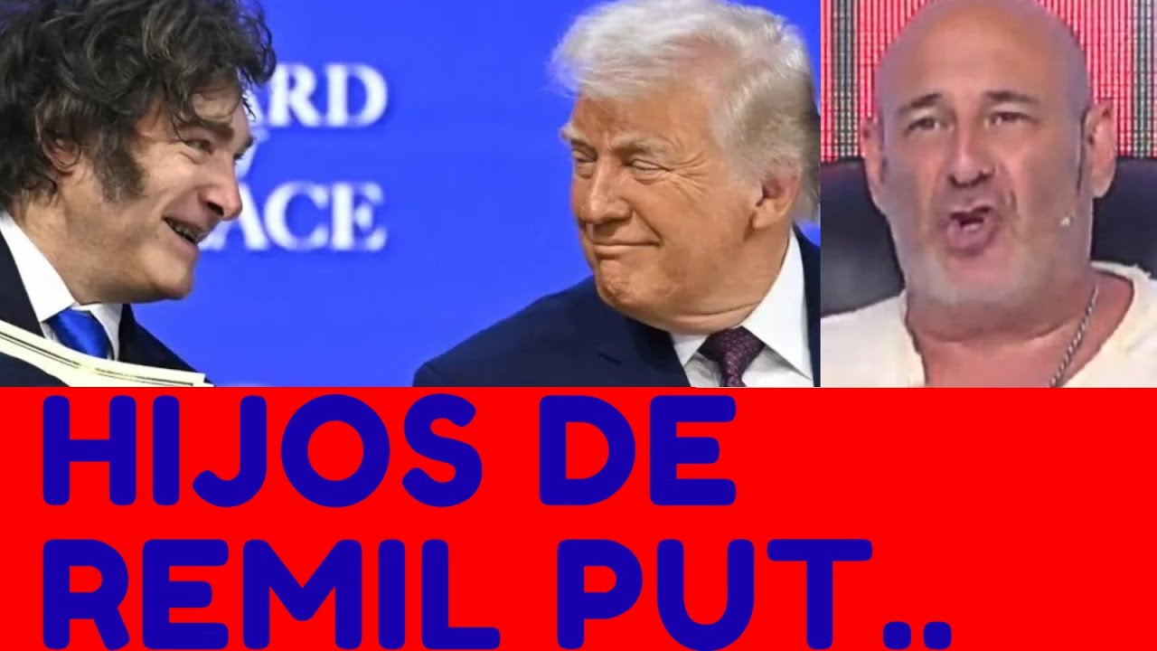 Cuneo reacciona a Milei y Trump en Davos - ( Santiago Cuneo vs Javier Milei y Donald Trump )