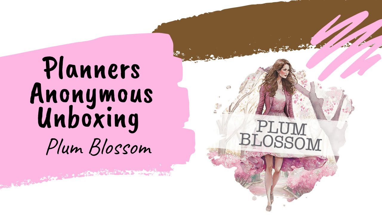 Unboxing the Planners Anonymous Plum Blossoms kit with Judi of JLBCrafts