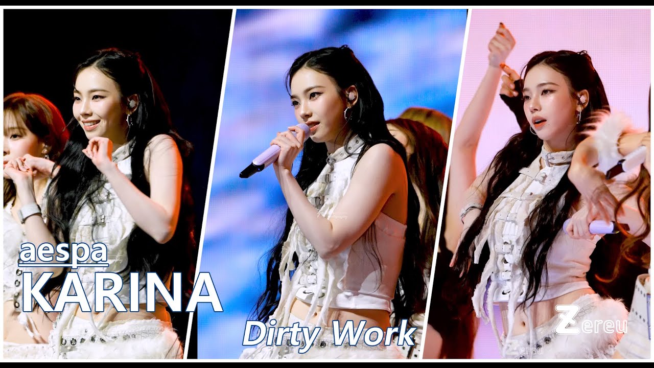 [4K] 251219 에스파 카리나 - Dirty Work | 2025 KBS 가요대축제