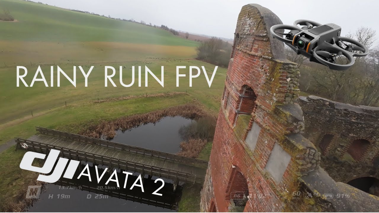 Exploring Castle Ruins on a Rainy Day | Manual Mode FPV | DJI AVATA 2