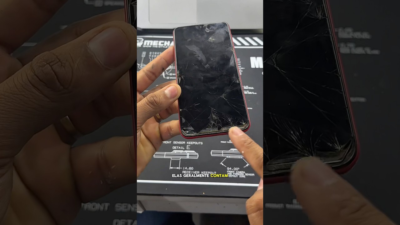 Essa cliente me surpreendeu pelo motivo que estava trocando a tela quebrada do Samsung a10