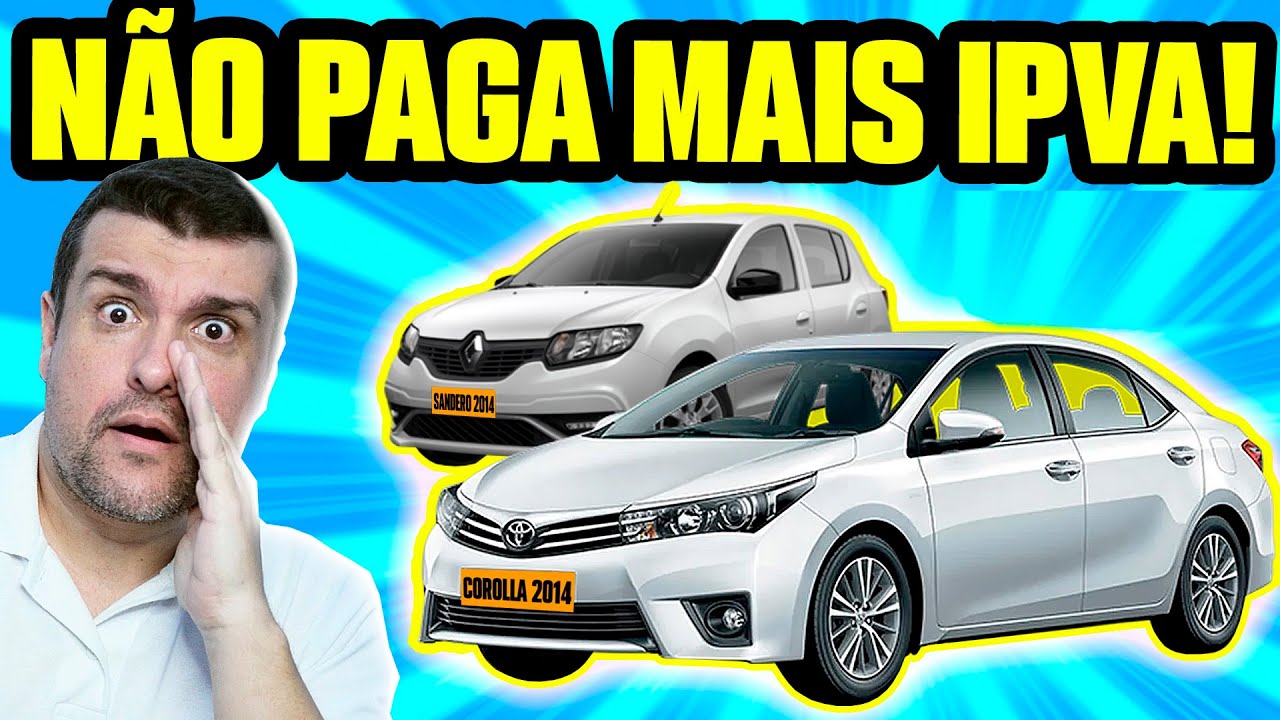 CARROS que N&Atilde;O PAGAM MAIS IPVA! BARATOS, CONFI&Aacute;VEIS e ISENTOS!