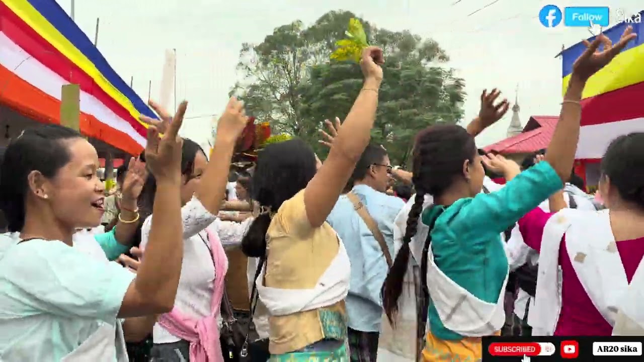 Poi Lu Fra Festival at Momong Village | Led by Chow Nantuwon Monnow #explorepage #viral #poilufra 