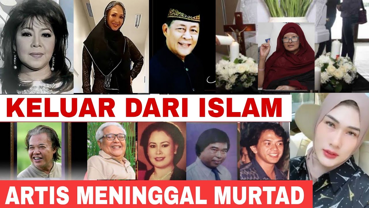 Nekat Pindah Agama‼️10 Artis Ini Meninggal Dunia Dalam Keadaan Murtad dan Mualaf 