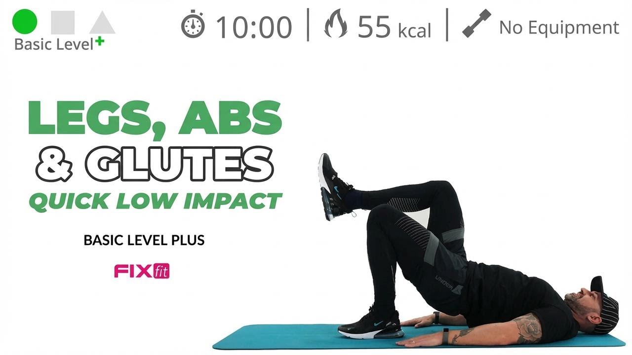 10-Minute Leg, Abs & Butt Workout: Quick GAG Routine