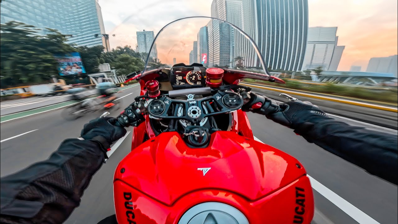 AFTER SAHUR RIDE 2024‼️ DUCATI PANIGALE V4🔥