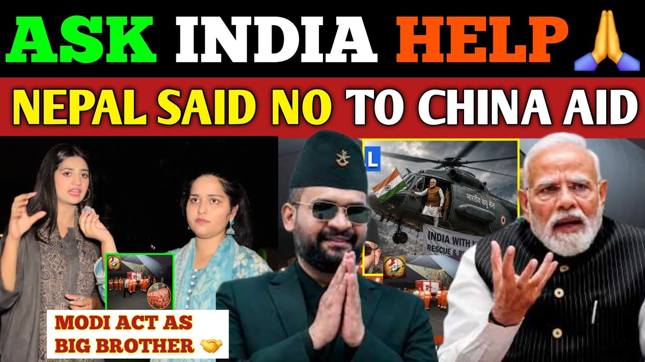 SUDDENLY NEPAL ASKED FOR INDIA'S HELP | MODI SENDS SPECIAL RESCUE TEAM TO NEPAL | PAK public reacts