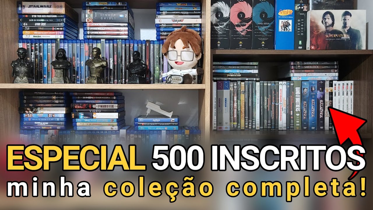 Mostrando a MINHA COLEÇÃO COMPLETA! | Especial de 500 inscritos