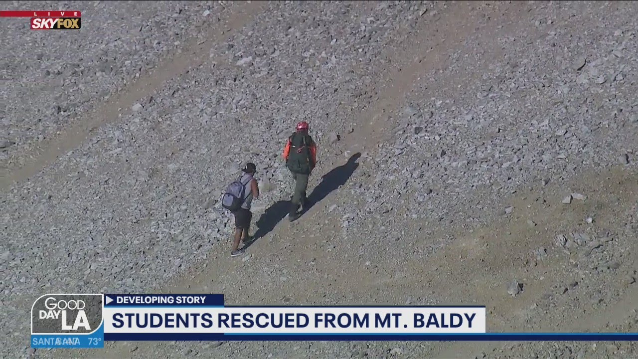 SkyFOX locates missing students as they get rescued from Mt. Baldy