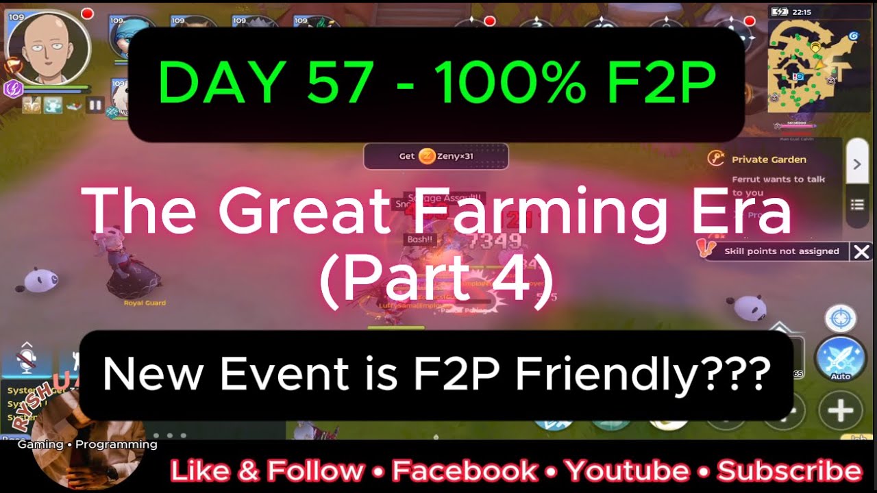 Ragnarok M Classic: New Water Event is F2P Friendly? DAY 57 100% F2P UPDATE!