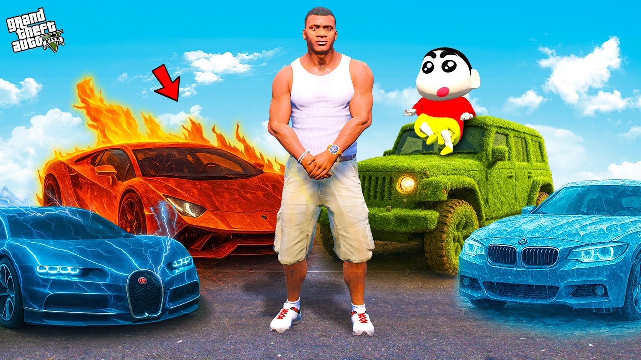 Franklin Elemental Super Cars Collection in GTA 5