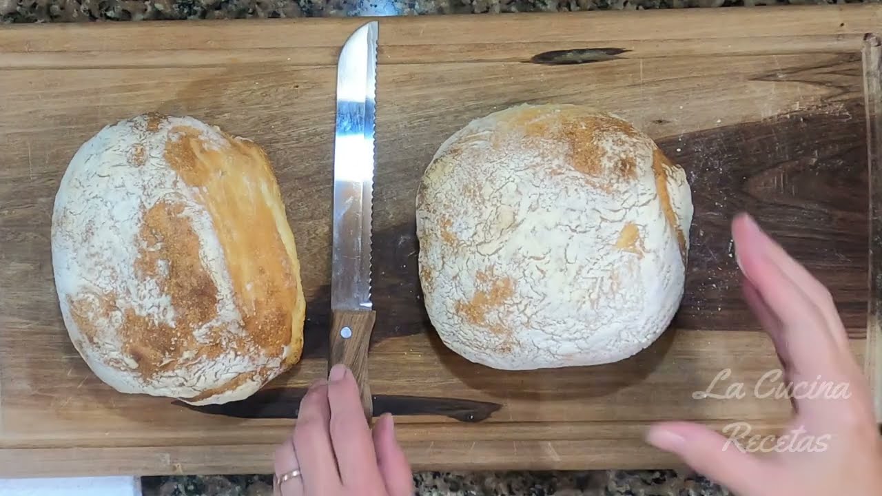 🍞✨ CROCANTE por fuera, SUAVE por dentro ¡CIABATTA CASERA! 📌#italy  #argentina #pan #4k