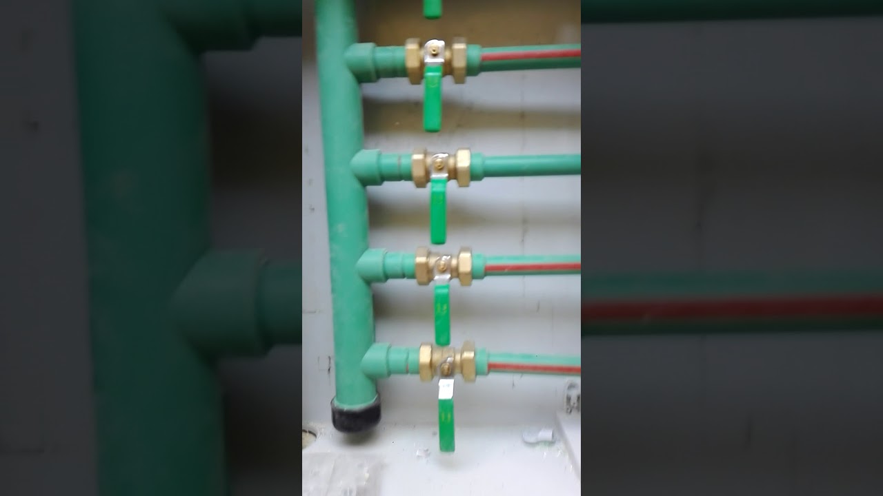 تاسيس ماء، مع خط للغاز